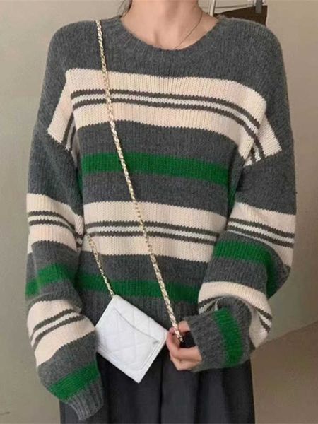 winter clothes women sweaters for fashion 2022 new in oversize long sleeve thick sweater pulls loose pullover 230222, White;black
winter clothes women sweaters for fashion 2022 new in oversize long sleeve thick sweater pulls loose pullover 230222, White;black