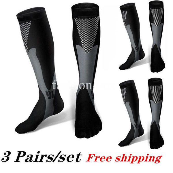 5pc socks hosiery 3 pairs compression socks for women men 30mmhg medical nursing socks comfortable anti fatigue athletic nylon running sport, Black;white
5pc socks hosiery 3 pairs compression socks for women men 30mmhg medical nursing socks comfortable anti fatigue athletic nylon running sport, Black;white