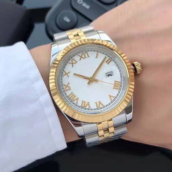 watch mens watch automatic mechanical watches business wristwatch classic wristwatch stainless steel watch wristwatches montre de luxe 41mm, Slivery;brown
watch mens watch automatic mechanical watches business wristwatch classic wristwatch stainless steel watch wristwatches montre de luxe 41mm, Slivery;brown