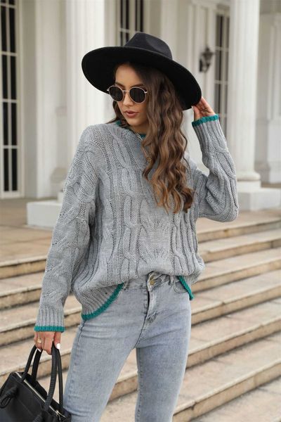 sweater woman winter 2022 korean fashion pulls pullover new in knit over sized thick sweaters modern o-neck long sleeve 230222, White;black
sweater woman winter 2022 korean fashion pulls pullover new in knit over sized thick sweaters modern o-neck long sleeve 230222, White;black