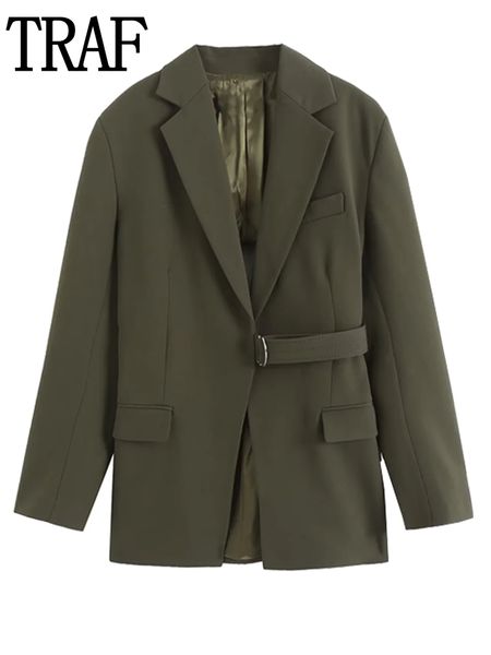 womens jackets traf cut out blazer khaki blet long s for sleeve jacket fashion office outfits woman 230222, Black;brown
womens jackets traf cut out blazer khaki blet long s for sleeve jacket fashion office outfits woman 230222, Black;brown