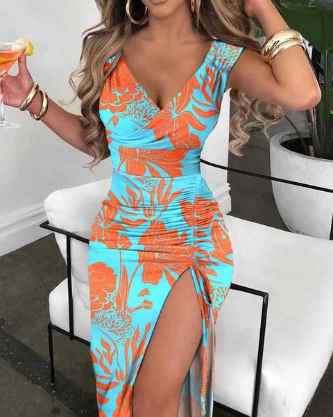 casual dresses women summer v-neck ombre vacation wear long bodycon dresses drawstring ruched high slit dress female robe l230221, Black;gray
casual dresses women summer v-neck ombre vacation wear long bodycon dresses drawstring ruched high slit dress female robe l230221, Black;gray
