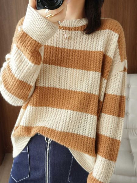 sweater woman winter 2022 korean fashion pullover long sleevethick sweaters pulls color-block striped knit over sized sweate 230222, White;black
sweater woman winter 2022 korean fashion pullover long sleevethick sweaters pulls color-block striped knit over sized sweate 230222, White;black