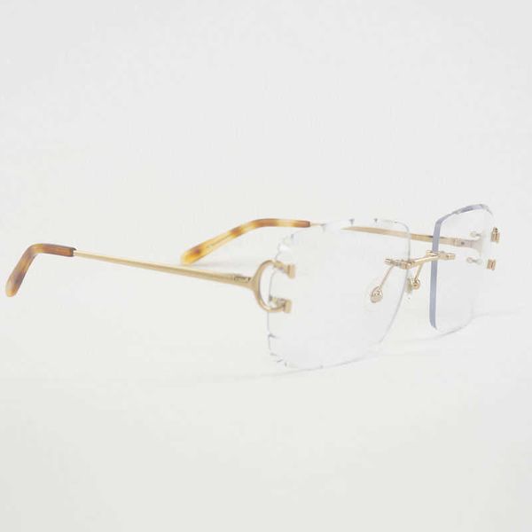 diamond cutting rimless sunglasses men oversize c wire eyewear women for summer clear glasses metal frame new fashion factory sun glasses 70, White;black
diamond cutting rimless sunglasses men oversize c wire eyewear women for summer clear glasses metal frame new fashion factory sun glasses 70, White;black