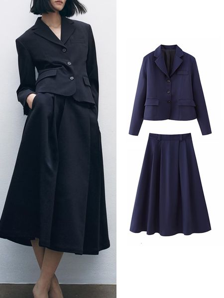 two piece dress traf fashion women blazer skirts sets female office lady elegant single breasted jackets midcalf aline solid 230222, White
two piece dress traf fashion women blazer skirts sets female office lady elegant single breasted jackets midcalf aline solid 230222, White