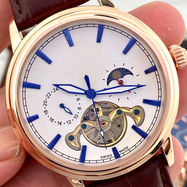 fashion luxury mens watches mechanical automatic moon phase day date designer wristwatches brand genuine leather strap watch for men birthda, Slivery;brown
fashion luxury mens watches mechanical automatic moon phase day date designer wristwatches brand genuine leather strap watch for men birthda, Slivery;brown
