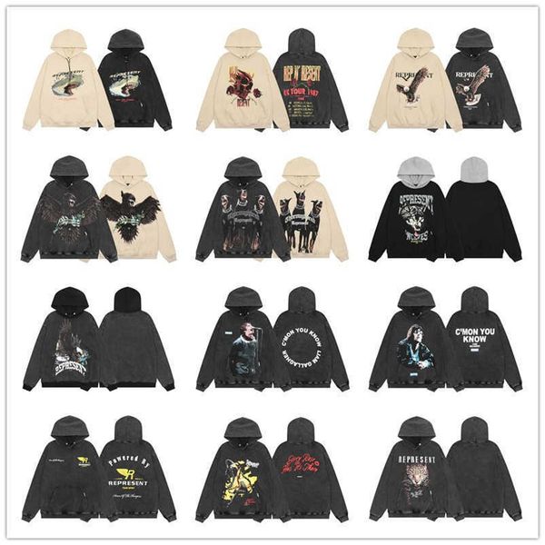 2023 men's and women's hoodies fashion western european brand designer represne shark wash old high street hip hop doberman beast, Black
2023 men's and women's hoodies fashion western european brand designer represne shark wash old high street hip hop doberman beast, Black