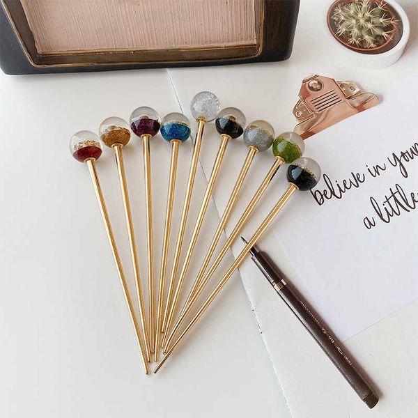 hair clips barrettes ins retro fashion bling colorful round ball hairstick hairpins hair clasp hair accessories for women girls j230221, Golden;silver
hair clips barrettes ins retro fashion bling colorful round ball hairstick hairpins hair clasp hair accessories for women girls j230221, Golden;silver
