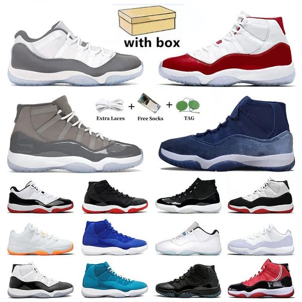 with box jumpman 11 basketball shoes men women 11s cherry midnight navy cool grey 25th anniversary bred pure violet mens trainers sport
with box jumpman 11 basketball shoes men women 11s cherry midnight navy cool grey 25th anniversary bred pure violet mens trainers sport
