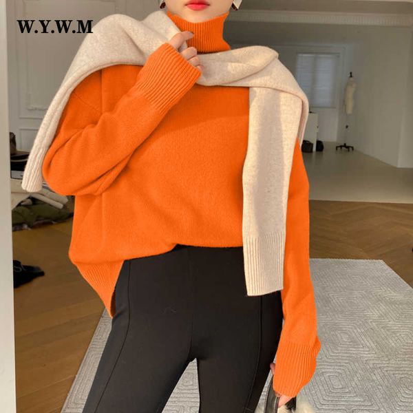 wywm basic turtle neck knitted sweater women winter elegant thick warm pullovers ladies loose casual knitwear female jumper 230222, White;black
wywm basic turtle neck knitted sweater women winter elegant thick warm pullovers ladies loose casual knitwear female jumper 230222, White;black