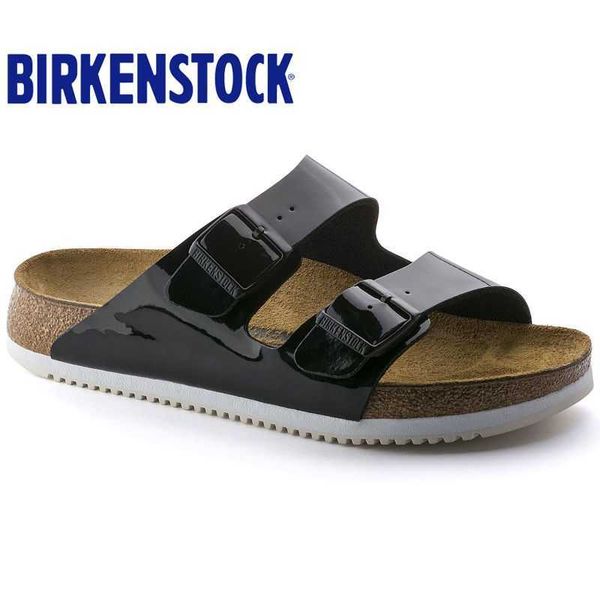 german slippers designer birkinstocks germany made cork two-button sandal arizona professional non-slip rubber sole, Black
german slippers designer birkinstocks germany made cork two-button sandal arizona professional non-slip rubber sole, Black
