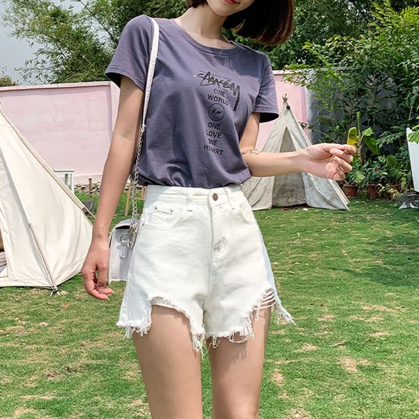 women's shorts sweet and spicy high waist denim summer spice girl aline pants net red show thin loose wide leg 230222, White;black
women's shorts sweet and spicy high waist denim summer spice girl aline pants net red show thin loose wide leg 230222, White;black