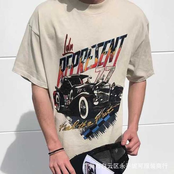 2023 men's and women's fashion t shirt western european brand designer rep feel the vintage car is old damaged washed high street, White;black
2023 men's and women's fashion t shirt western european brand designer rep feel the vintage car is old damaged washed high street, White;black
