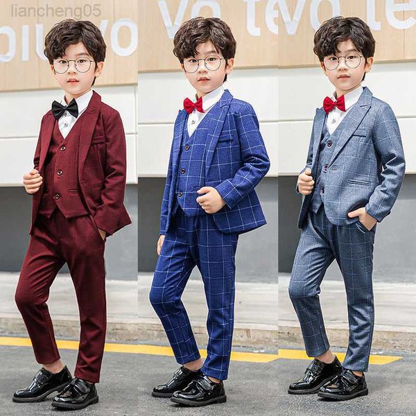 clothing sets children formal plaid suit sets kids blazer vest pants shirts bowtie outfits boys wedding party piano performance come w0222, White
clothing sets children formal plaid suit sets kids blazer vest pants shirts bowtie outfits boys wedding party piano performance come w0222, White