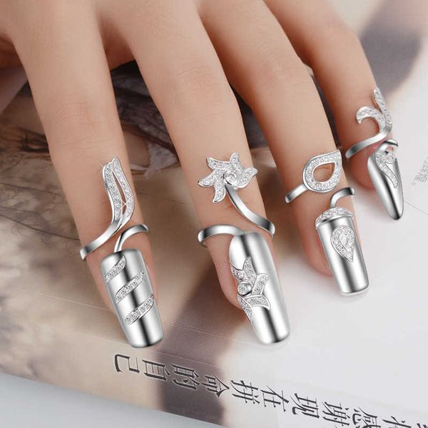 korean personality fashion creative open ring women's temperament versatile diamond set, Silver
korean personality fashion creative open ring women's temperament versatile diamond set, Silver