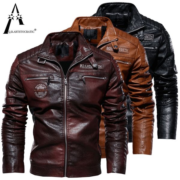 men's jackets leather jacket men winter fleece motorcycle pu leather jacket mens stand collar casual windbreaker ropa de hombre slim co, Black;brown
men's jackets leather jacket men winter fleece motorcycle pu leather jacket mens stand collar casual windbreaker ropa de hombre slim co, Black;brown