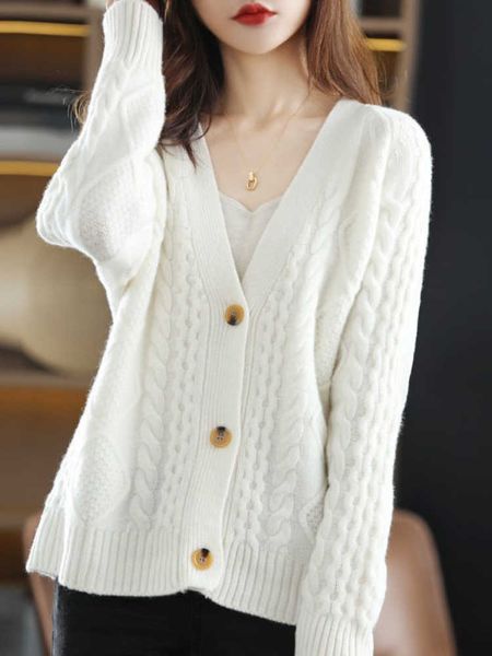 cardigan women knitted jacket women's outer wear autumn and winter new v-neck loose sweater sweaters commute 230222, White;black
cardigan women knitted jacket women's outer wear autumn and winter new v-neck loose sweater sweaters commute 230222, White;black