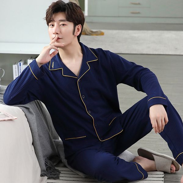 men's sleepwear 100% cotton pijama for men plaid autumn winter sleepwear pajamas pyjamas set 3xl casual striped male homewear home clot, Black;brown
men's sleepwear 100% cotton pijama for men plaid autumn winter sleepwear pajamas pyjamas set 3xl casual striped male homewear home clot, Black;brown
