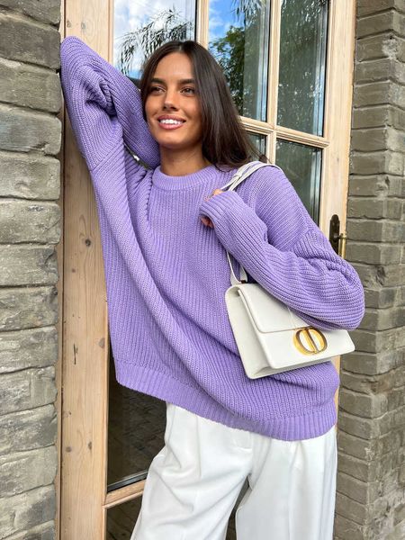 fashion 2022 women sweater autumn winter new round neck loose solid color knitted long sleeve pullover 230222, White;black
fashion 2022 women sweater autumn winter new round neck loose solid color knitted long sleeve pullover 230222, White;black
