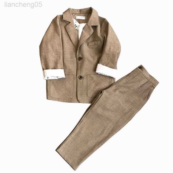 clothing sets children's plaid blazer pants 2pcs clothing sets boys girls spring summer party come kids casual small suits set w0222, White
clothing sets children's plaid blazer pants 2pcs clothing sets boys girls spring summer party come kids casual small suits set w0222, White