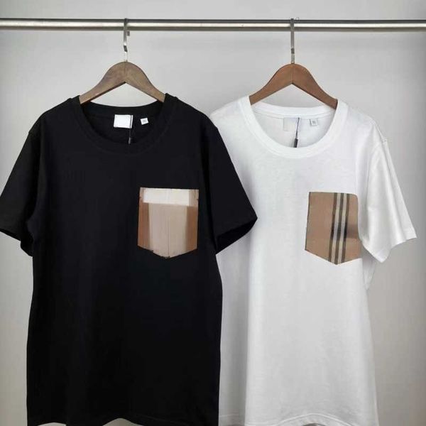 summer mens t shirt checked pocket sweatshirt bur designer t shirts men women round neck short sleeves tshirts casual cotton half sleeves, White;black
summer mens t shirt checked pocket sweatshirt bur designer t shirts men women round neck short sleeves tshirts casual cotton half sleeves, White;black