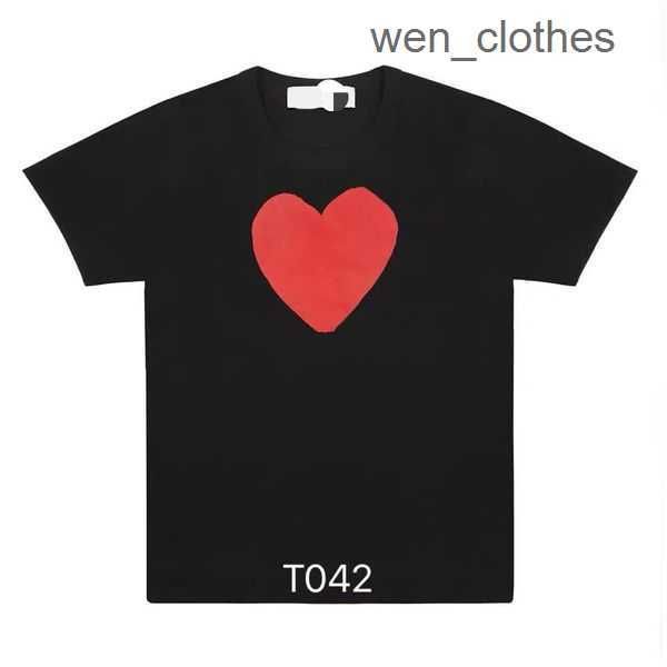 23ss summer cdgs mens t shirts play t shirt commes short sleeve womens des badge garcons embroidery heart red 4 b797, White;black
23ss summer cdgs mens t shirts play t shirt commes short sleeve womens des badge garcons embroidery heart red 4 b797, White;black