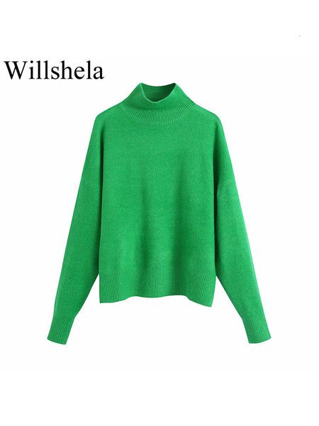women's sweaters willshela women fashion solid knit sweater long sleeves high neck vintage female pullover chic mujer 230222, White;black
women's sweaters willshela women fashion solid knit sweater long sleeves high neck vintage female pullover chic mujer 230222, White;black