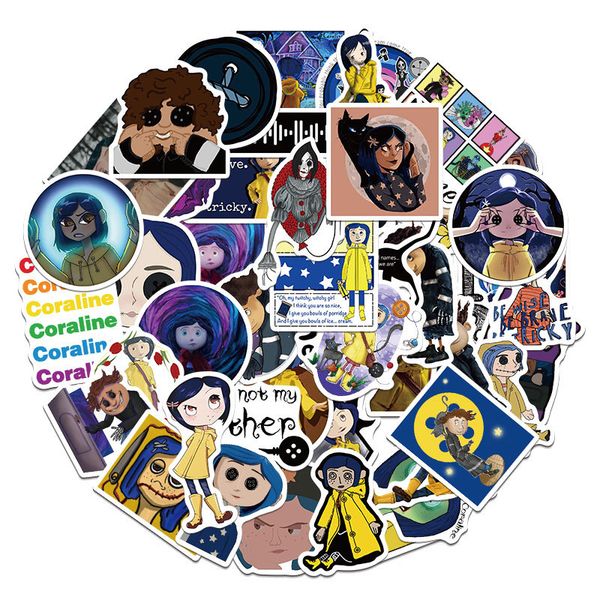 50pcs coraline & the secret door stickers horror movie coraline mother graffiti kids toy skateboard car motorcycle bicycle sticker decals wh
50pcs coraline & the secret door stickers horror movie coraline mother graffiti kids toy skateboard car motorcycle bicycle sticker decals wh