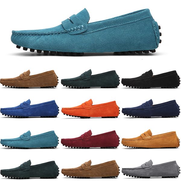 men casual shoes mens slip on lazy suede leather shoe big size 38-47 deep blue, Black
men casual shoes mens slip on lazy suede leather shoe big size 38-47 deep blue, Black