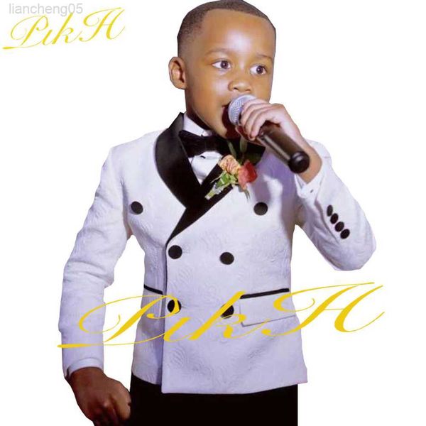 clothing sets white suit for boys wedding tuxedo double breasted jacket pants 2 piece floral blazer set come enfant garon mariage w0222
clothing sets white suit for boys wedding tuxedo double breasted jacket pants 2 piece floral blazer set come enfant garon mariage w0222
