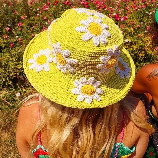wide brim hats gaono women's crochet bucket hat handmade floral knitted cap fisherman hat summer trendy outdoor wide brim sun cap p pro, Blue;gray
wide brim hats gaono women's crochet bucket hat handmade floral knitted cap fisherman hat summer trendy outdoor wide brim sun cap p pro, Blue;gray