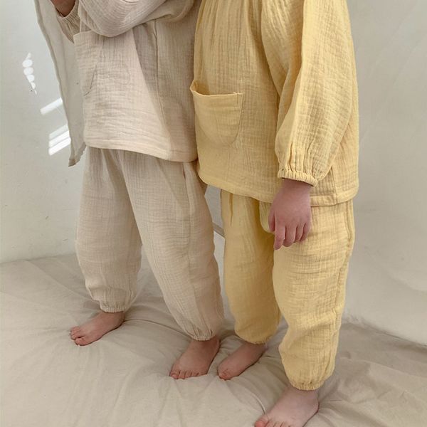 pajamas milancel autumn kids pajamas linen sleepset girls set casual boys set korean girls clothes 230222, Blue;red
pajamas milancel autumn kids pajamas linen sleepset girls set casual boys set korean girls clothes 230222, Blue;red
