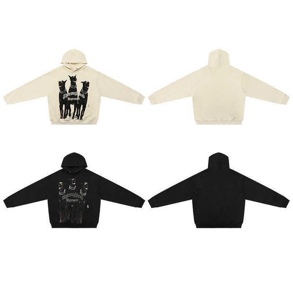 2023 men's and women's hoodies fashion western european brand designer represne autumn winter repeat doberman dog limited washing, Black
2023 men's and women's hoodies fashion western european brand designer represne autumn winter repeat doberman dog limited washing, Black