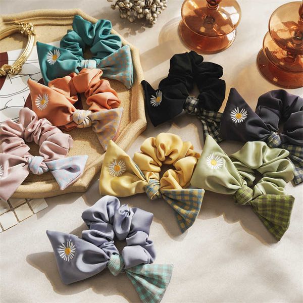 hair clips barrettes new korean fashion small daisy embroidery plaid fabric large intestine hairband double bow tie elastic hair scrunchies, Golden;silver
hair clips barrettes new korean fashion small daisy embroidery plaid fabric large intestine hairband double bow tie elastic hair scrunchies, Golden;silver