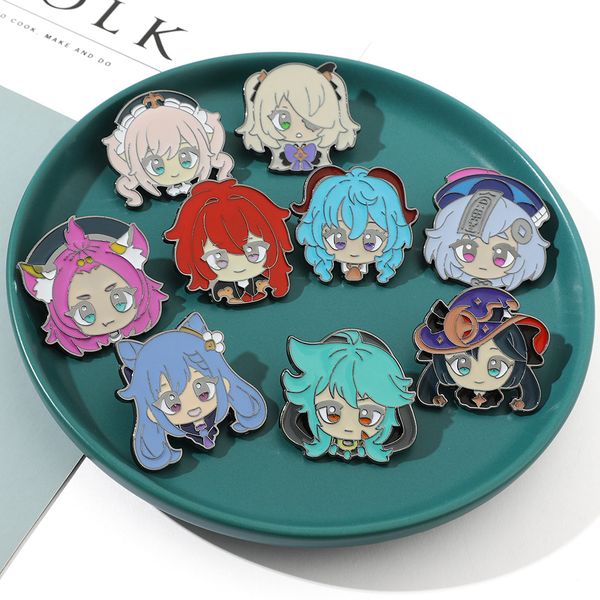 genshin impact brooch cute anime movies games hard enamel pins collect metal cartoon brooch backpack hat bag collar lapel badges, Blue
genshin impact brooch cute anime movies games hard enamel pins collect metal cartoon brooch backpack hat bag collar lapel badges, Blue