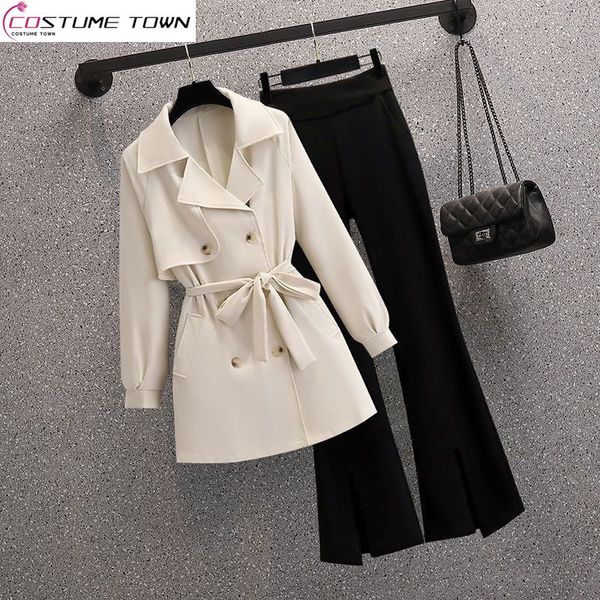 womens two piece pants fashion casual spring and autumn korean version age reduction jacket micro trousers twopiece set 230222, White
womens two piece pants fashion casual spring and autumn korean version age reduction jacket micro trousers twopiece set 230222, White