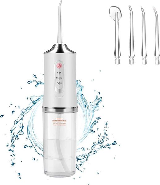 cordless water flosser for teeth cleaning,dental oral irrigator 230ml portable rechargeable waterproof, 3 modes and 4 jet tips 230202
cordless water flosser for teeth cleaning,dental oral irrigator 230ml portable rechargeable waterproof, 3 modes and 4 jet tips 230202