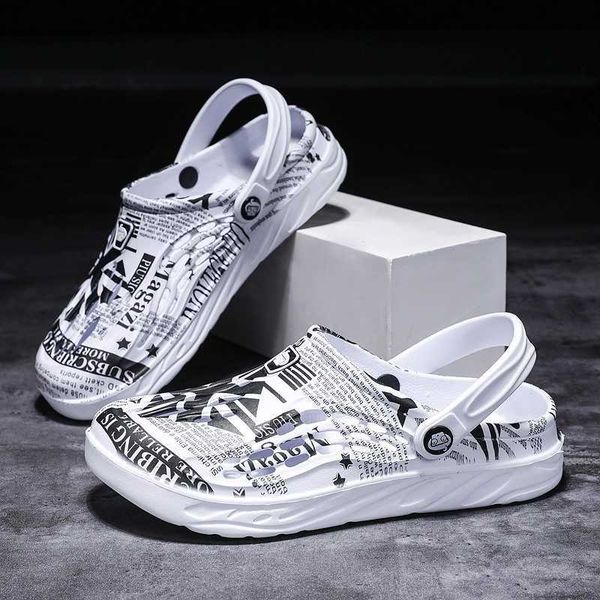 sandals new summer new men's clogs sandals lightweight breathable beach slippers non-slip mule men garden clog shoes casual flip flopsj, Black
sandals new summer new men's clogs sandals lightweight breathable beach slippers non-slip mule men garden clog shoes casual flip flopsj, Black