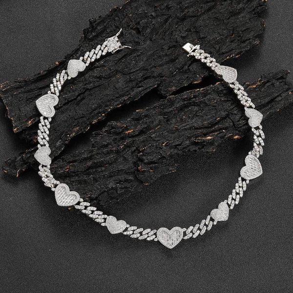 men jewelry tennis graduated cuban chain necklace pendants 9mm love necklace clavicle chain lovers full diamond fashion men's hiphop wi, Black
men jewelry tennis graduated cuban chain necklace pendants 9mm love necklace clavicle chain lovers full diamond fashion men's hiphop wi, Black