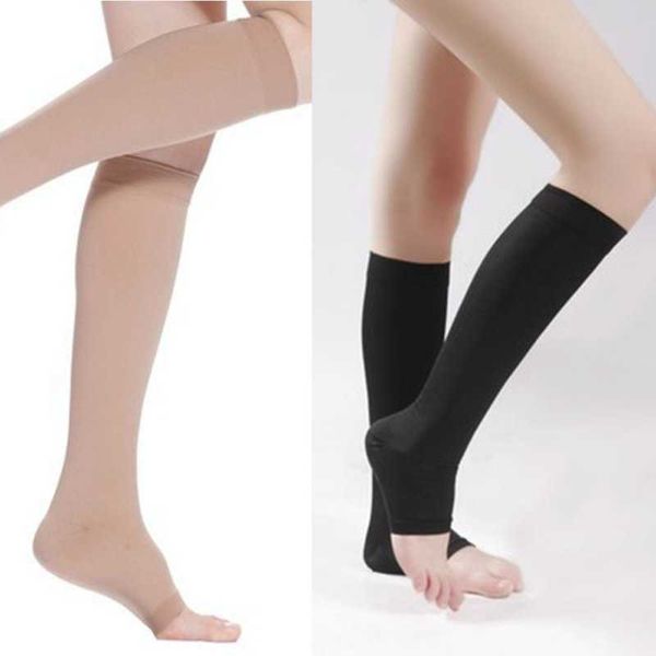 5pc socks hosiery open toe kneehigh medical compression stockings varicose veins stocking compression brace wrap shaping for women men 1821m, Black;white
5pc socks hosiery open toe kneehigh medical compression stockings varicose veins stocking compression brace wrap shaping for women men 1821m, Black;white