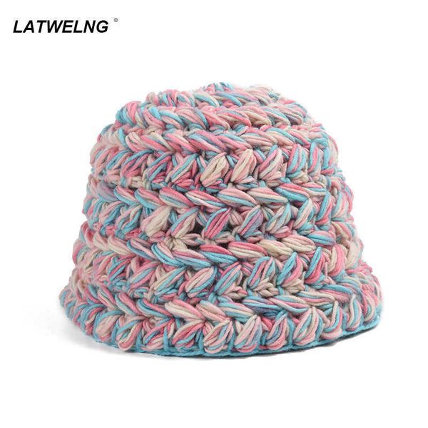 wide brim hats women handmade crochet warm bucket hat fashion pink knitted caps foldable wholesale l230222, Blue;gray
wide brim hats women handmade crochet warm bucket hat fashion pink knitted caps foldable wholesale l230222, Blue;gray