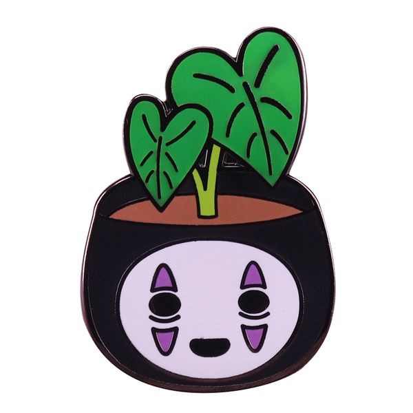 no face planter enamel pin green leaves brooch plant gardening badge hayao miyazaki jewelry cute animation fans accessory, Blue
no face planter enamel pin green leaves brooch plant gardening badge hayao miyazaki jewelry cute animation fans accessory, Blue