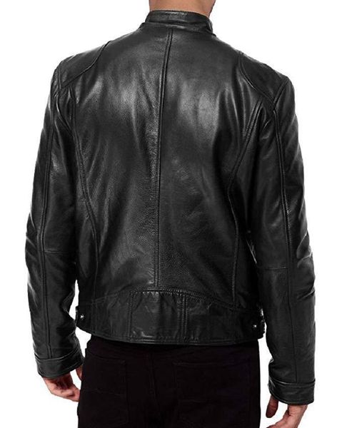 men s leather faux mens fashion jacket slim fit stand collar pu male anti wind motorcycle lapel diagonal zipper s men 5xl 230221, Black
men s leather faux mens fashion jacket slim fit stand collar pu male anti wind motorcycle lapel diagonal zipper s men 5xl 230221, Black