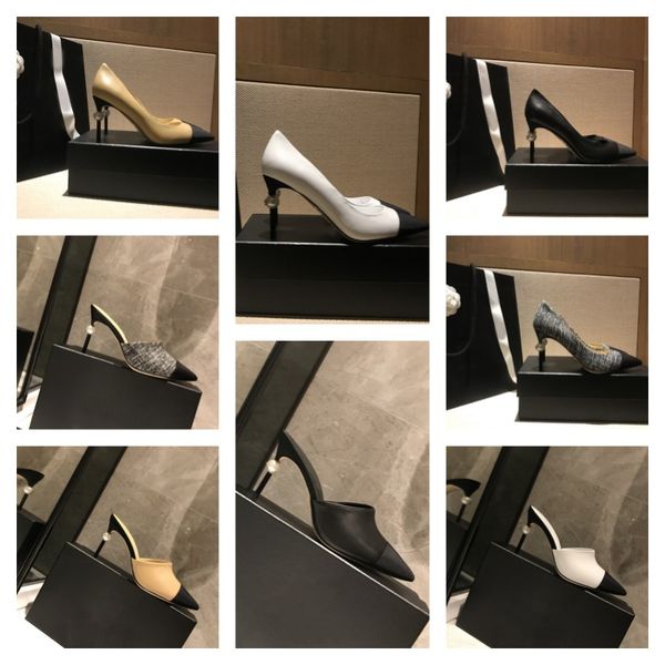 2023 designer women dress shoes pearl heeled sandals black white brown pumps suede leather summer shoe high heels wedding party womens point
2023 designer women dress shoes pearl heeled sandals black white brown pumps suede leather summer shoe high heels wedding party womens point
