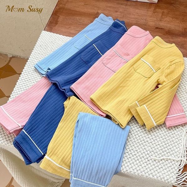 pajamas baby girl boy ribbed pajamas set 2pcs cotton infant toddler child sleepwear clothes set spring baby bodysuit home suit 1-12y 230222, Blue;red
pajamas baby girl boy ribbed pajamas set 2pcs cotton infant toddler child sleepwear clothes set spring baby bodysuit home suit 1-12y 230222, Blue;red