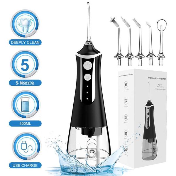 portable oral irrigator water flosser dental water jet tools pick cleaning teeth 300ml 5 nozzles mouth washing machinefloss 230202
portable oral irrigator water flosser dental water jet tools pick cleaning teeth 300ml 5 nozzles mouth washing machinefloss 230202