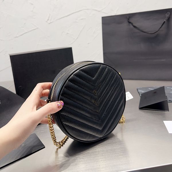 french womens classic flap reback makeup bag one shoulder round cake bags handbag gold metal hardware matelasse chain cross shoulder crossbo
french womens classic flap reback makeup bag one shoulder round cake bags handbag gold metal hardware matelasse chain cross shoulder crossbo