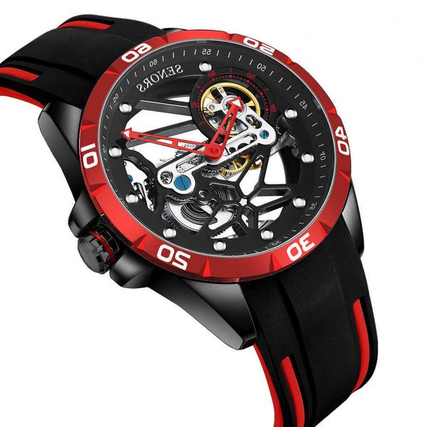wrist watch senas automatic mechanical tuofei full hollow men's runway, Slivery;black
wrist watch senas automatic mechanical tuofei full hollow men's runway, Slivery;black