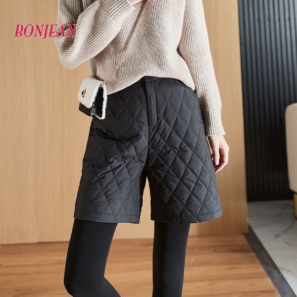 women's shorts korean version thermal for women in autumn and winter wide leg casual pants thickened 230222, White;black
women's shorts korean version thermal for women in autumn and winter wide leg casual pants thickened 230222, White;black