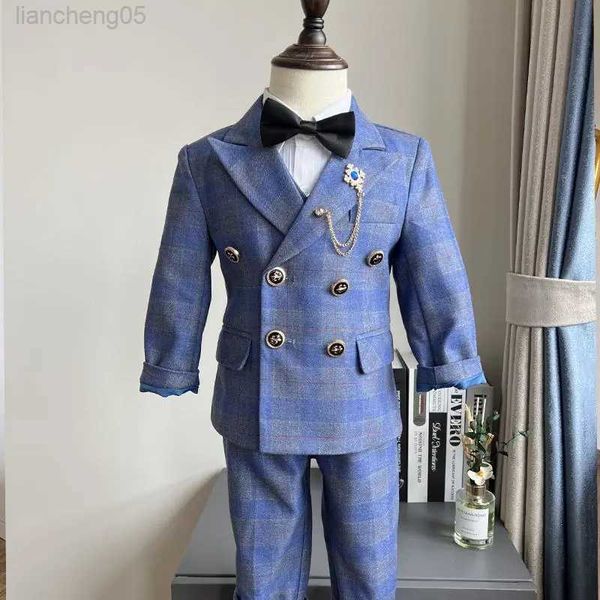 clothing sets children's wedding host performance party dress suit set autumn winter boys plaid blazer vest pants clothes kids formal c, White
clothing sets children's wedding host performance party dress suit set autumn winter boys plaid blazer vest pants clothes kids formal c, White